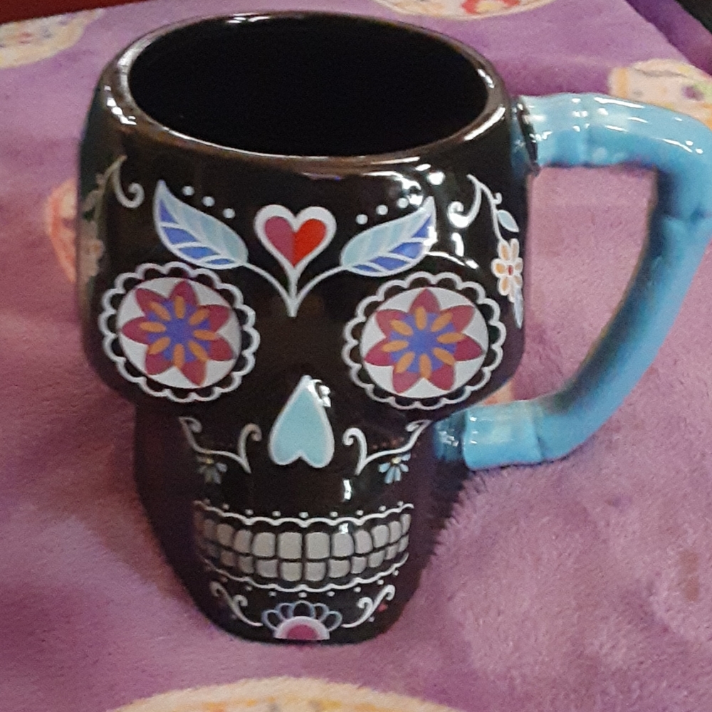 💀LAST ONE 💀Sugar Skull Coffee cup NWT